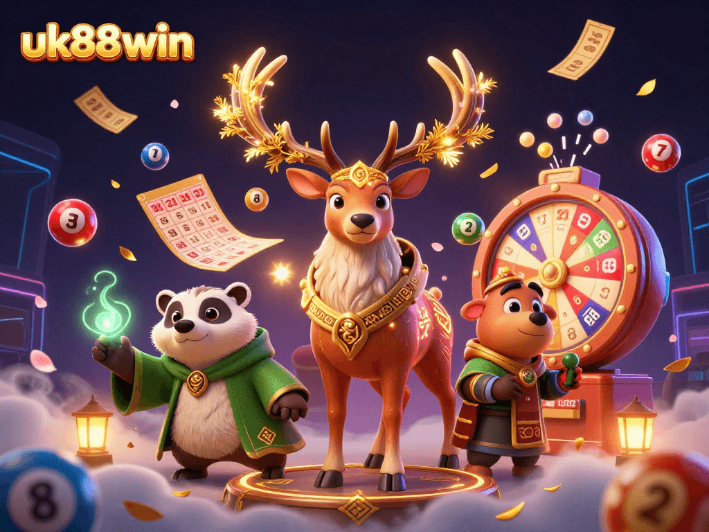 Experience excitement with uk88win's vibrant lottery scene featuring rich 3D elements and dynamic gameplay
