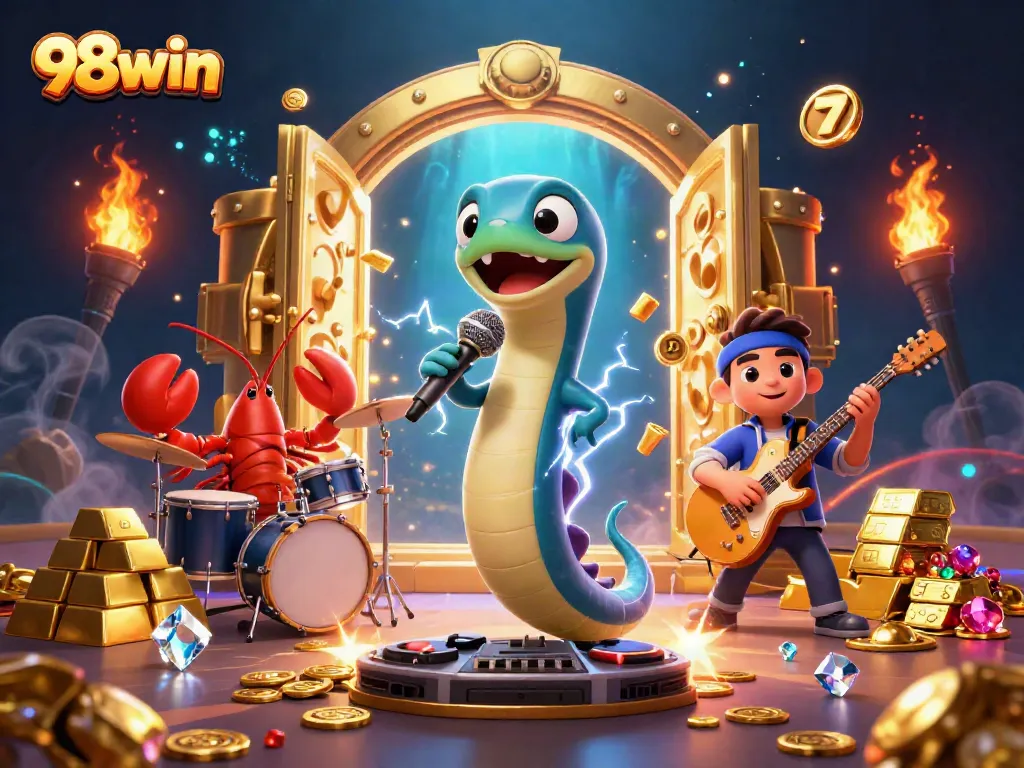 Join the exciting game experience 98win with electric eel DJ and rich underwater themes!