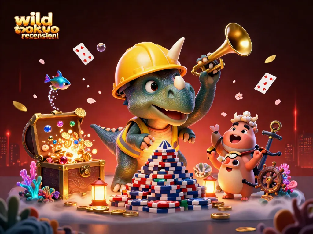 Engage in thrilling gameplay at Wild Tokyo Casino with vibrant characters and an energetic atmosphere.